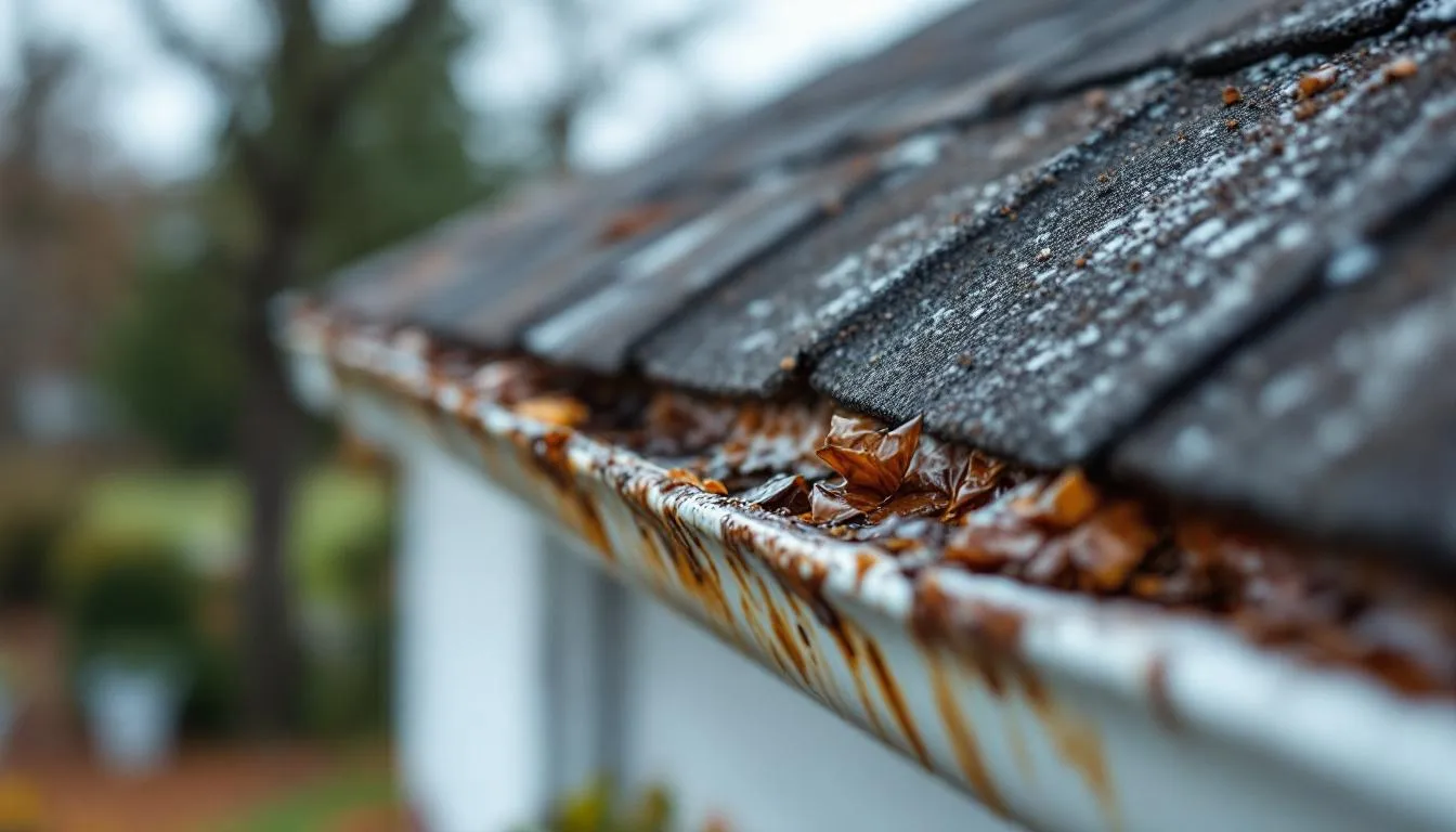 Clogged or Damaged Gutters